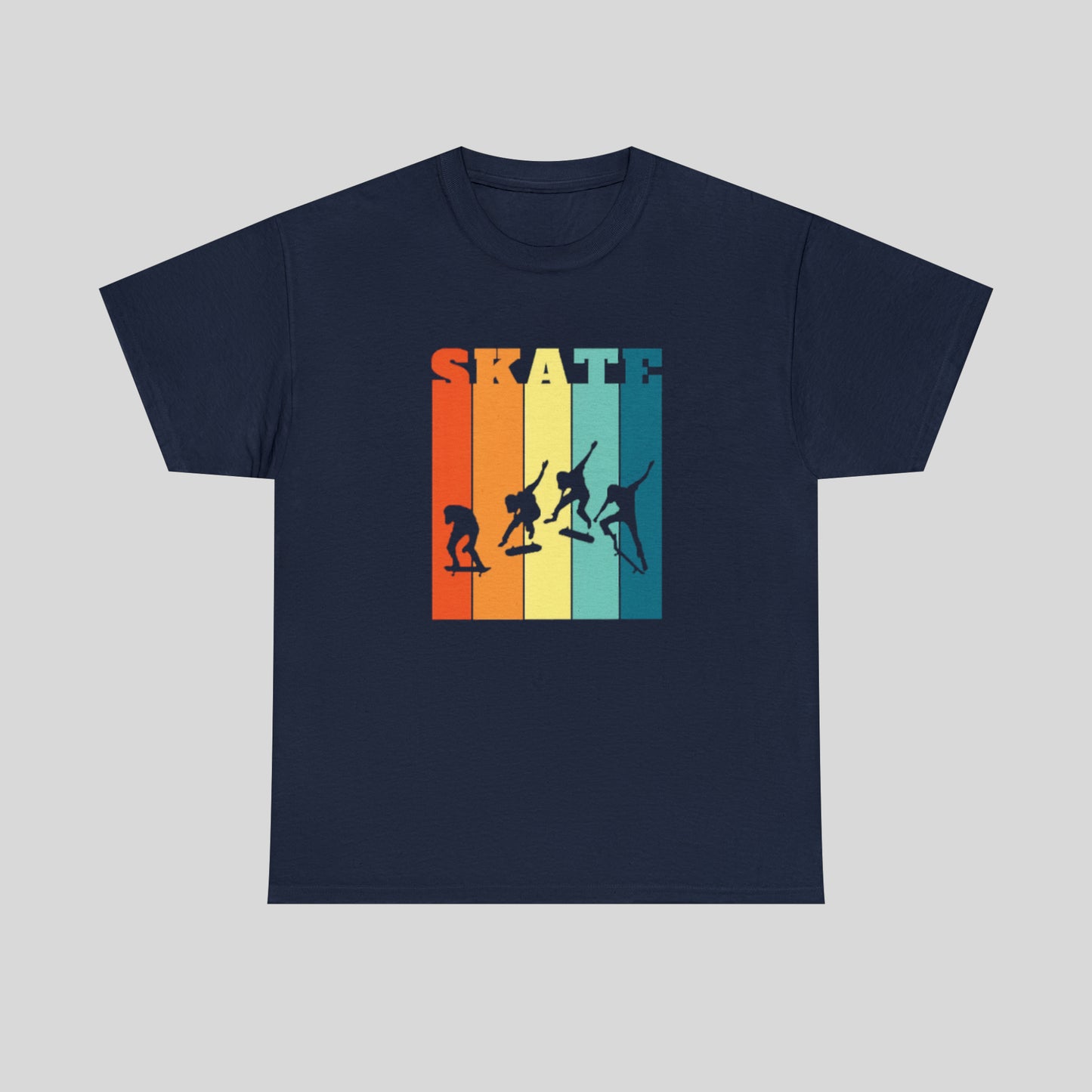 SKATE, Custom Graphic Unisex Heavy Cotton Tee