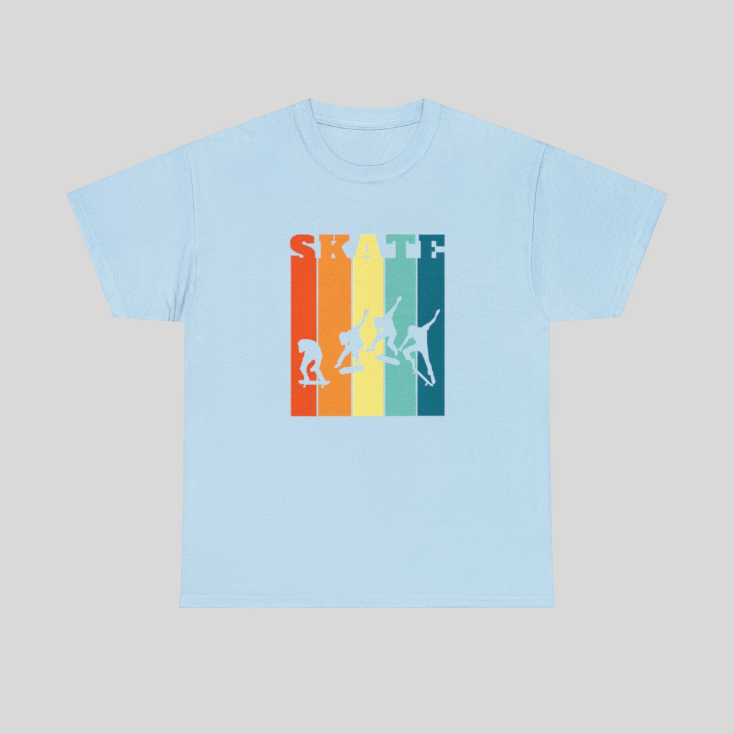 SKATE, Custom Graphic Unisex Heavy Cotton Tee
