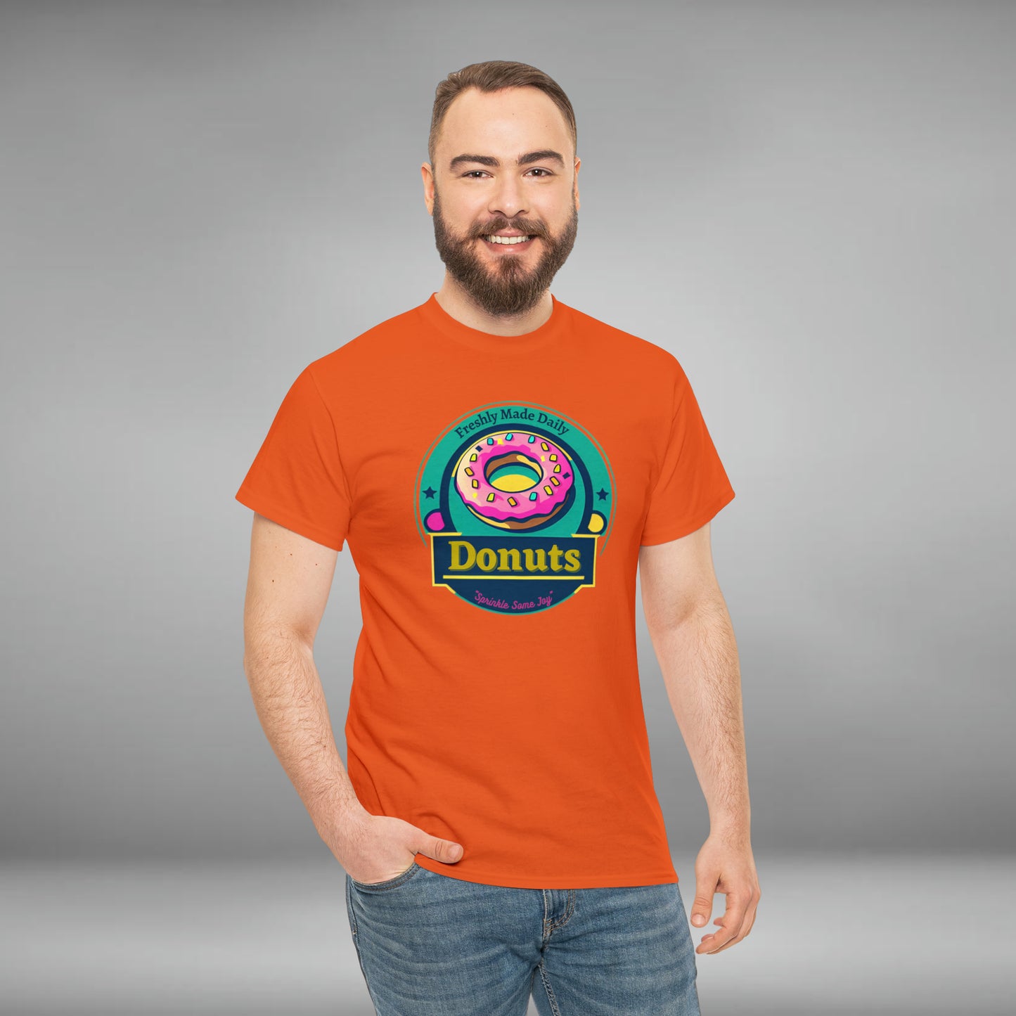 Donut Shop, Unisex Heavy Cotton Gra[phic Tee