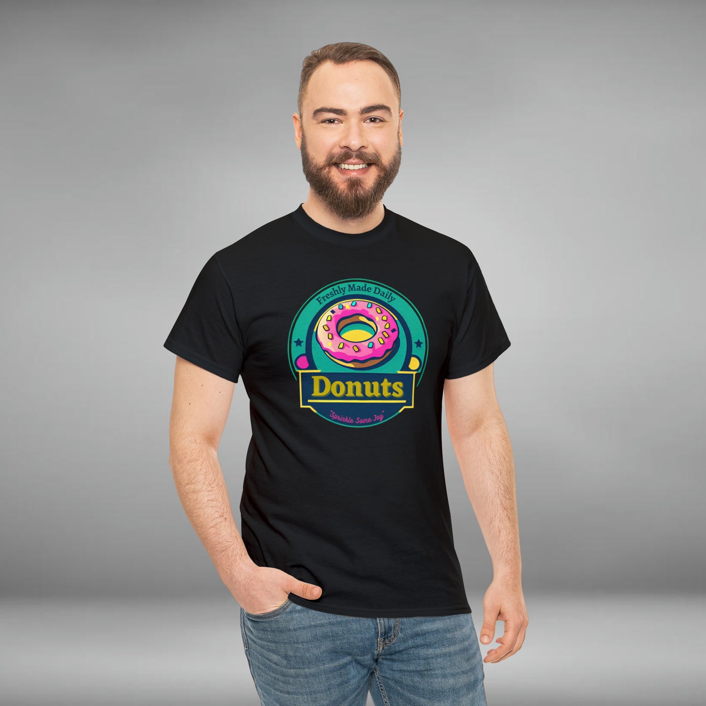 Donut Shop, Unisex Heavy Cotton Gra[phic Tee
