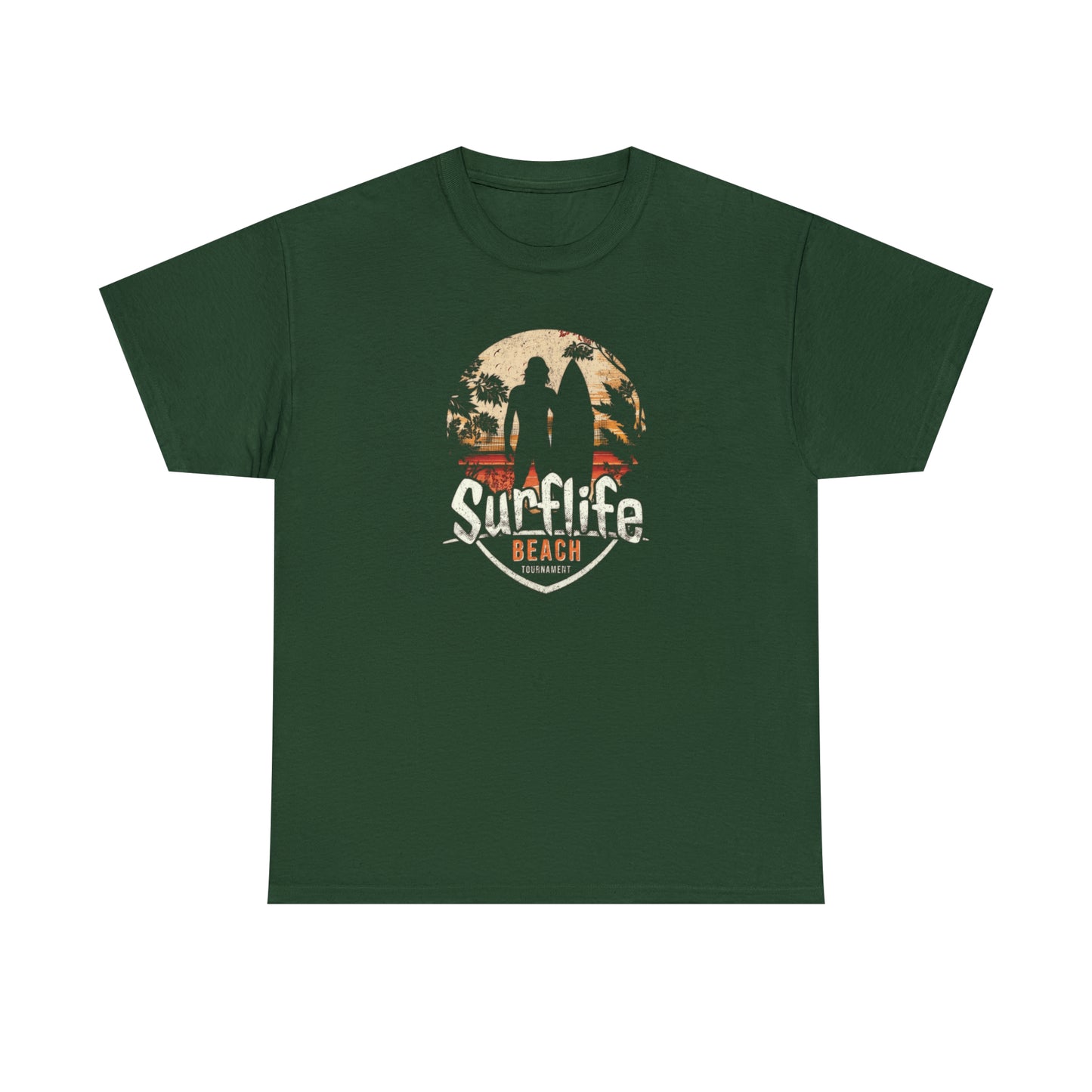 Surflife Beach Tournament, Unisex Heavy Cotton Graphic Tee