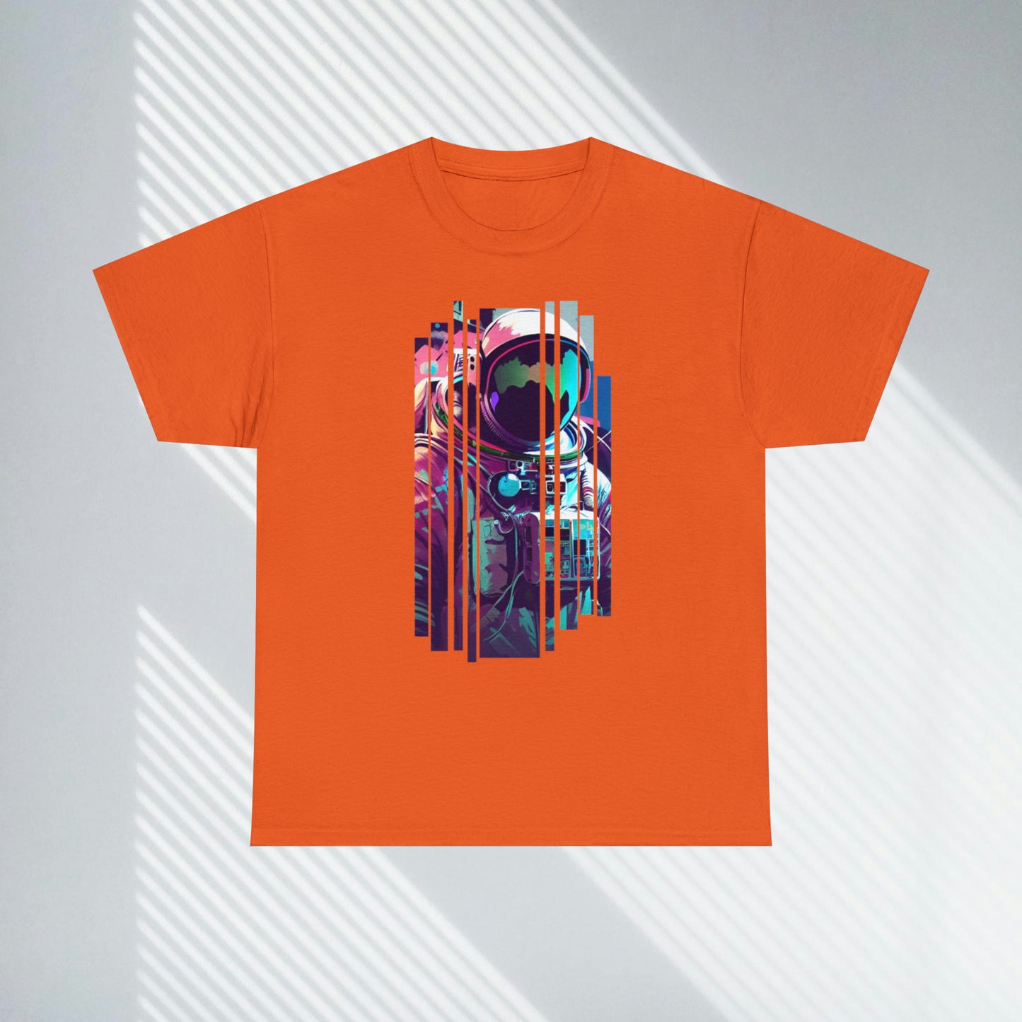 Astronaut, Custom Graphic Unisex Heavy Cotton Tee