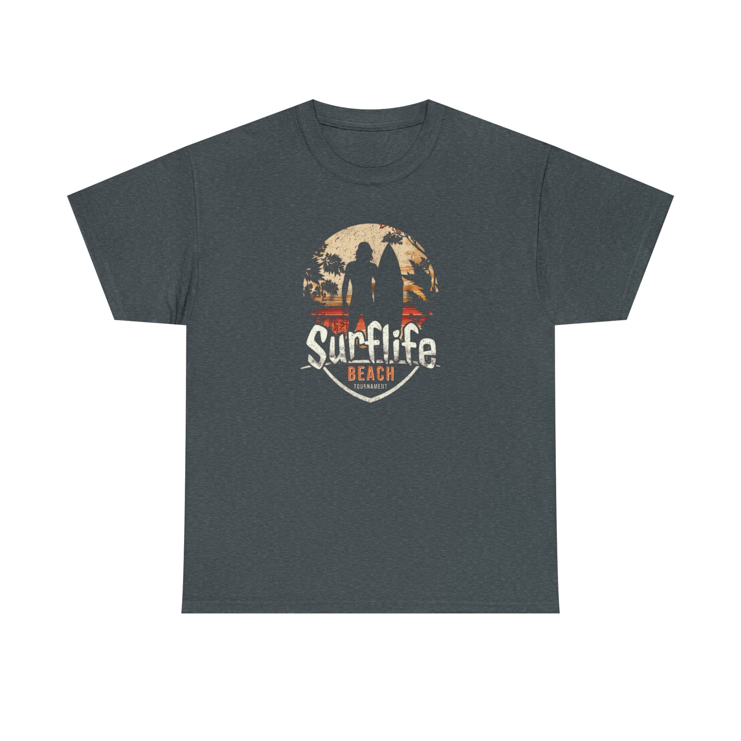 Surflife Beach Tournament, Unisex Heavy Cotton Graphic Tee