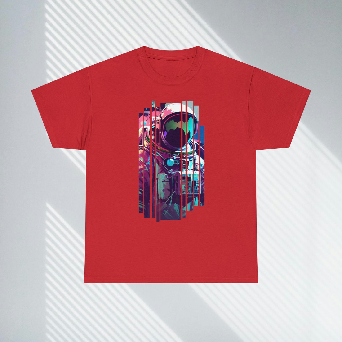 Astronaut, Custom Graphic Unisex Heavy Cotton Tee