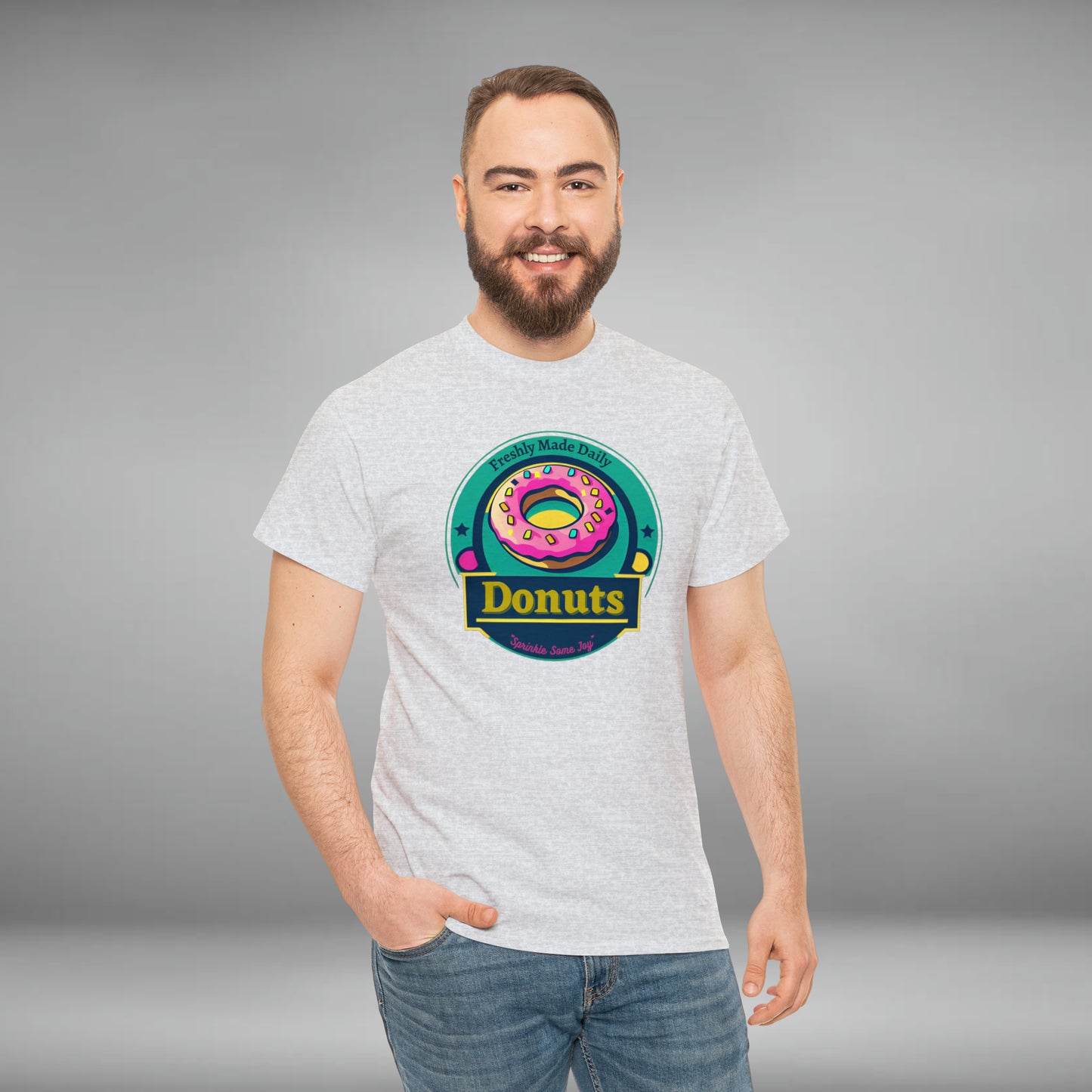 Donut Shop, Unisex Heavy Cotton Gra[phic Tee
