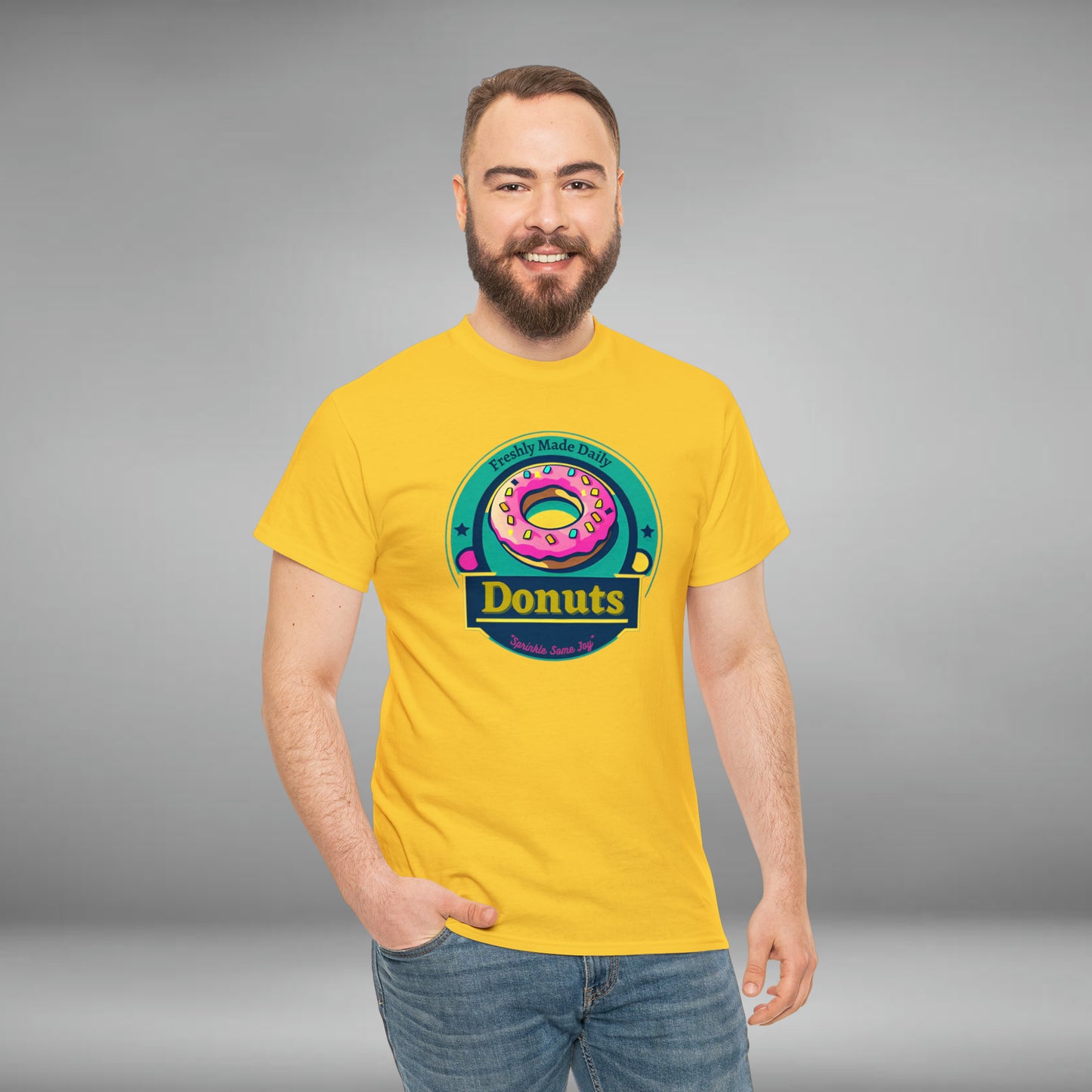 Donut Shop, Unisex Heavy Cotton Gra[phic Tee