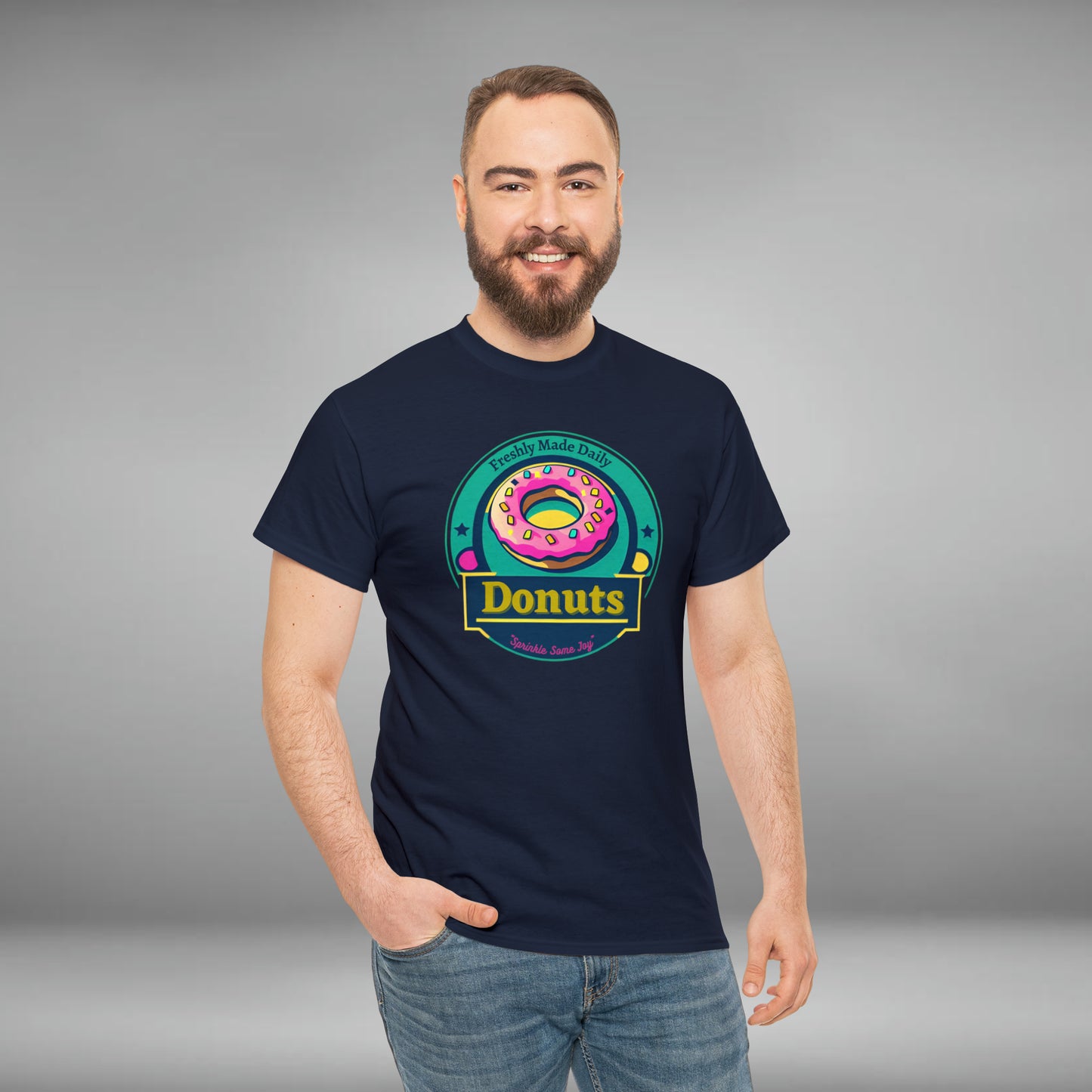 Donut Shop, Unisex Heavy Cotton Gra[phic Tee