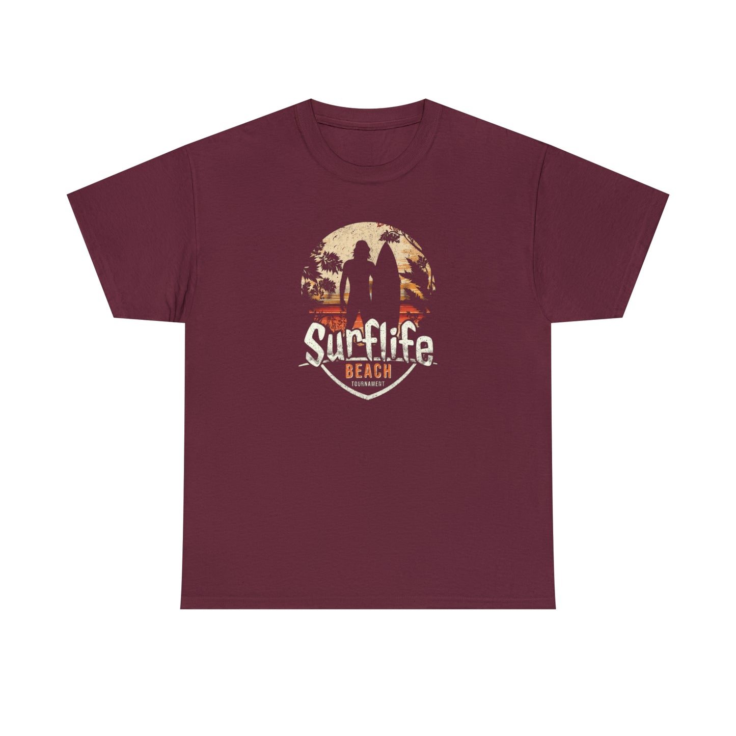 Surflife Beach Tournament, Unisex Heavy Cotton Graphic Tee