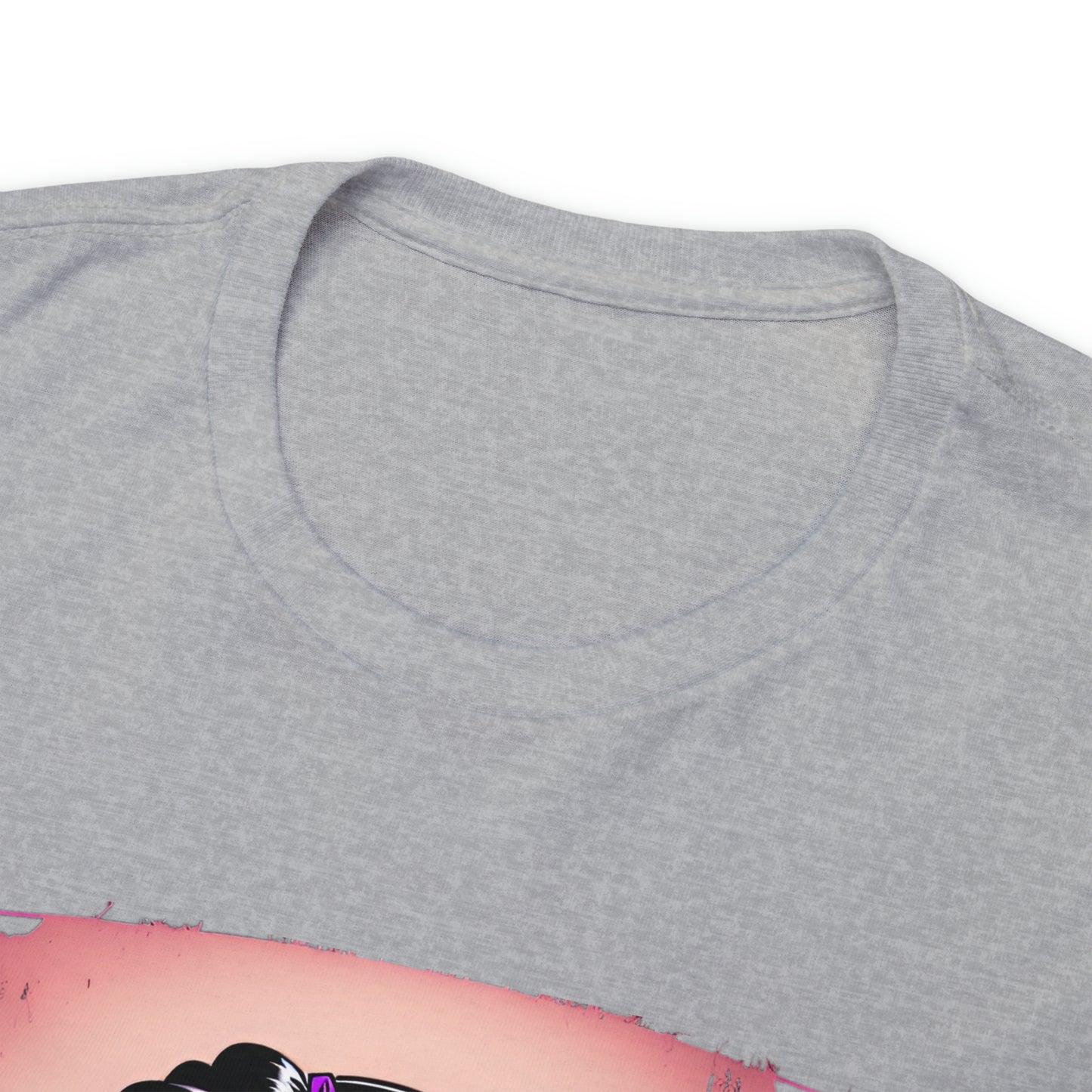 Zombie Pin-up Model, Custom Graphic Unisex Heavy Cotton Tee