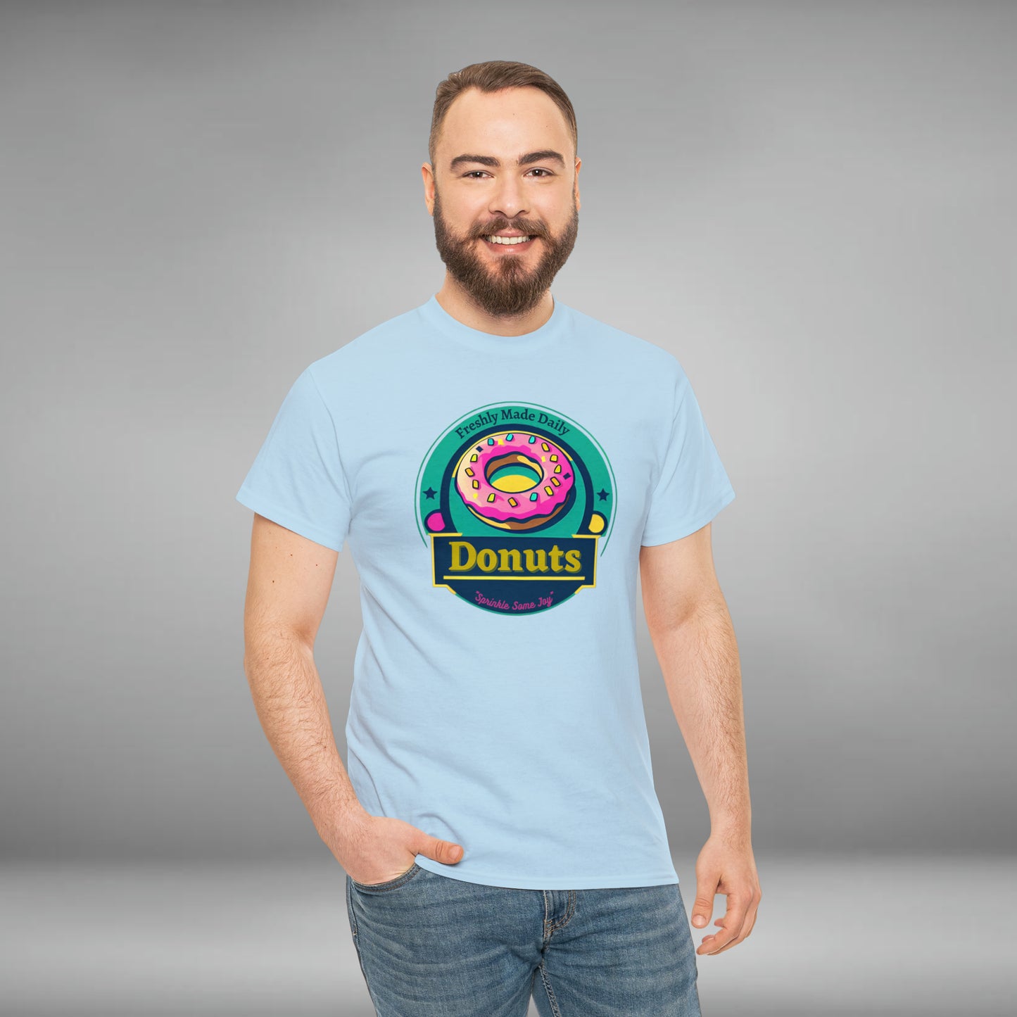 Donut Shop, Unisex Heavy Cotton Gra[phic Tee