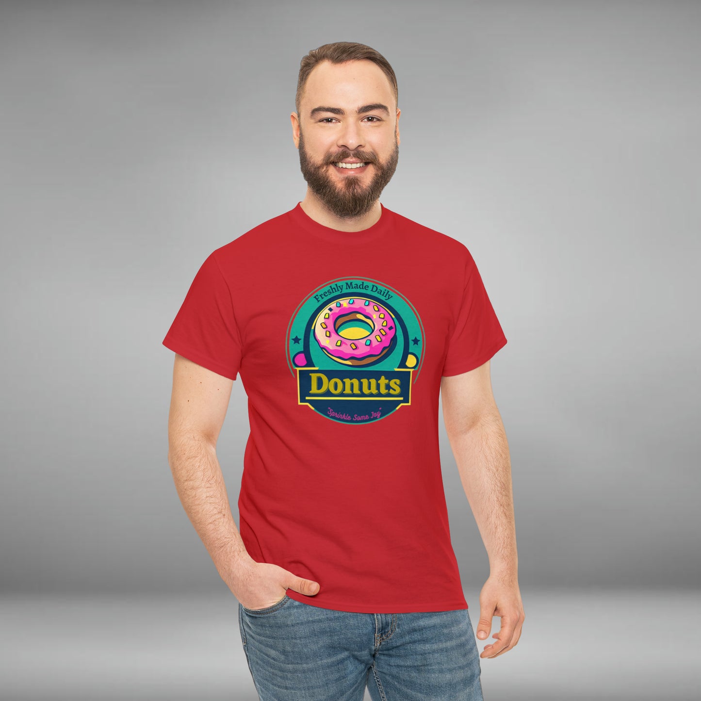 Donut Shop, Unisex Heavy Cotton Gra[phic Tee