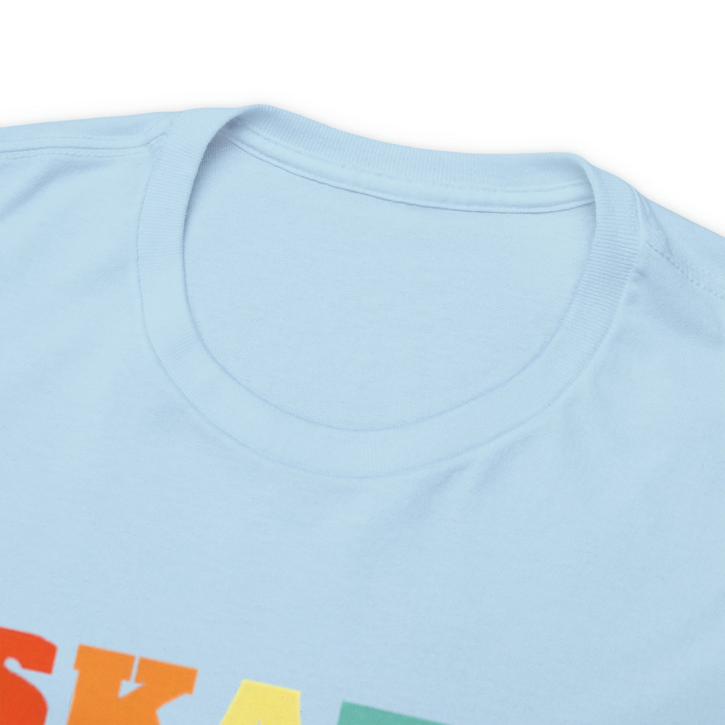 SKATE, Custom Graphic Unisex Heavy Cotton Tee