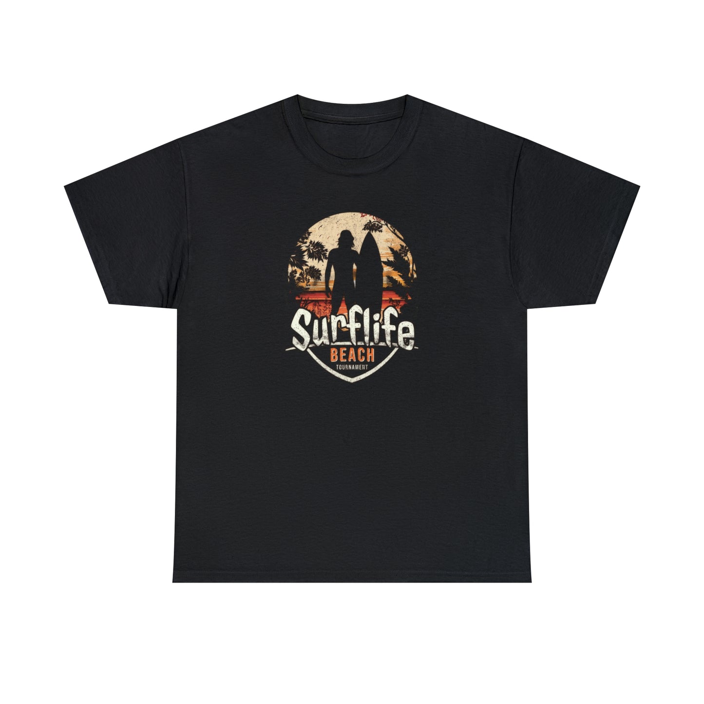 Surflife Beach Tournament, Unisex Heavy Cotton Graphic Tee