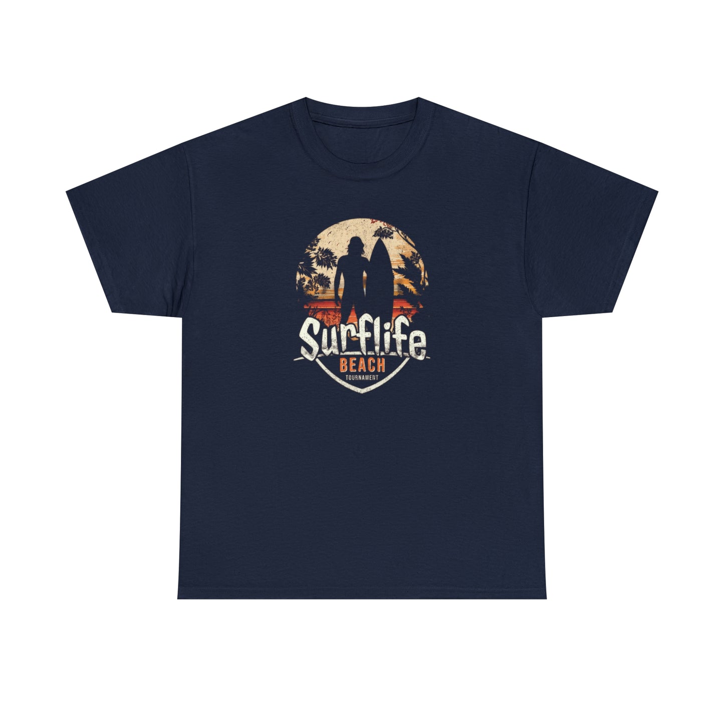 Surflife Beach Tournament, Unisex Heavy Cotton Graphic Tee