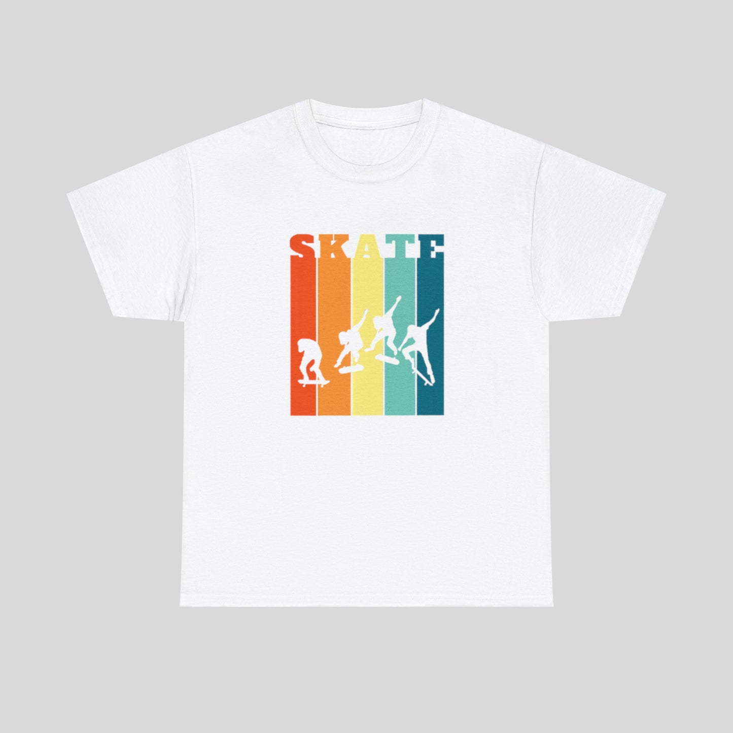 SKATE, Custom Graphic Unisex Heavy Cotton Tee