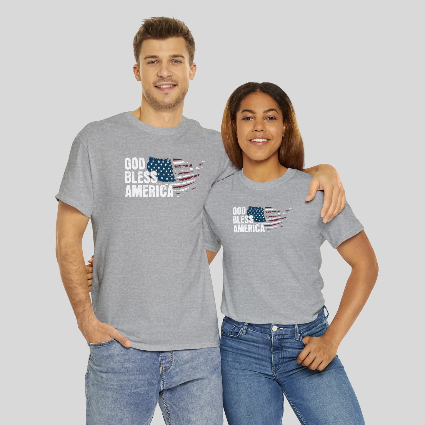 God Bless America, Unisex Heavy Cotton Tee