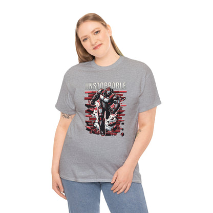 Unstoppable Robot, Unisex Heavy Cotton Tee