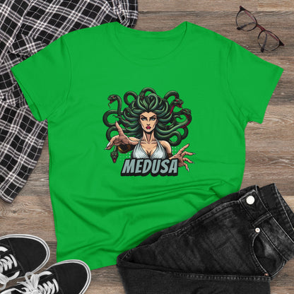 Medusa, Women's Midweight Cotton Tee