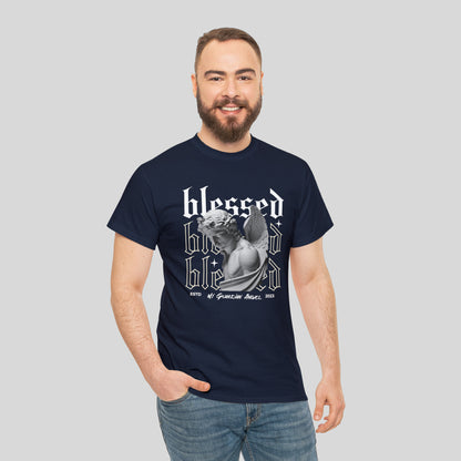 Blessed, My Guardian Angel, Unisex Heavy Cotton Tee