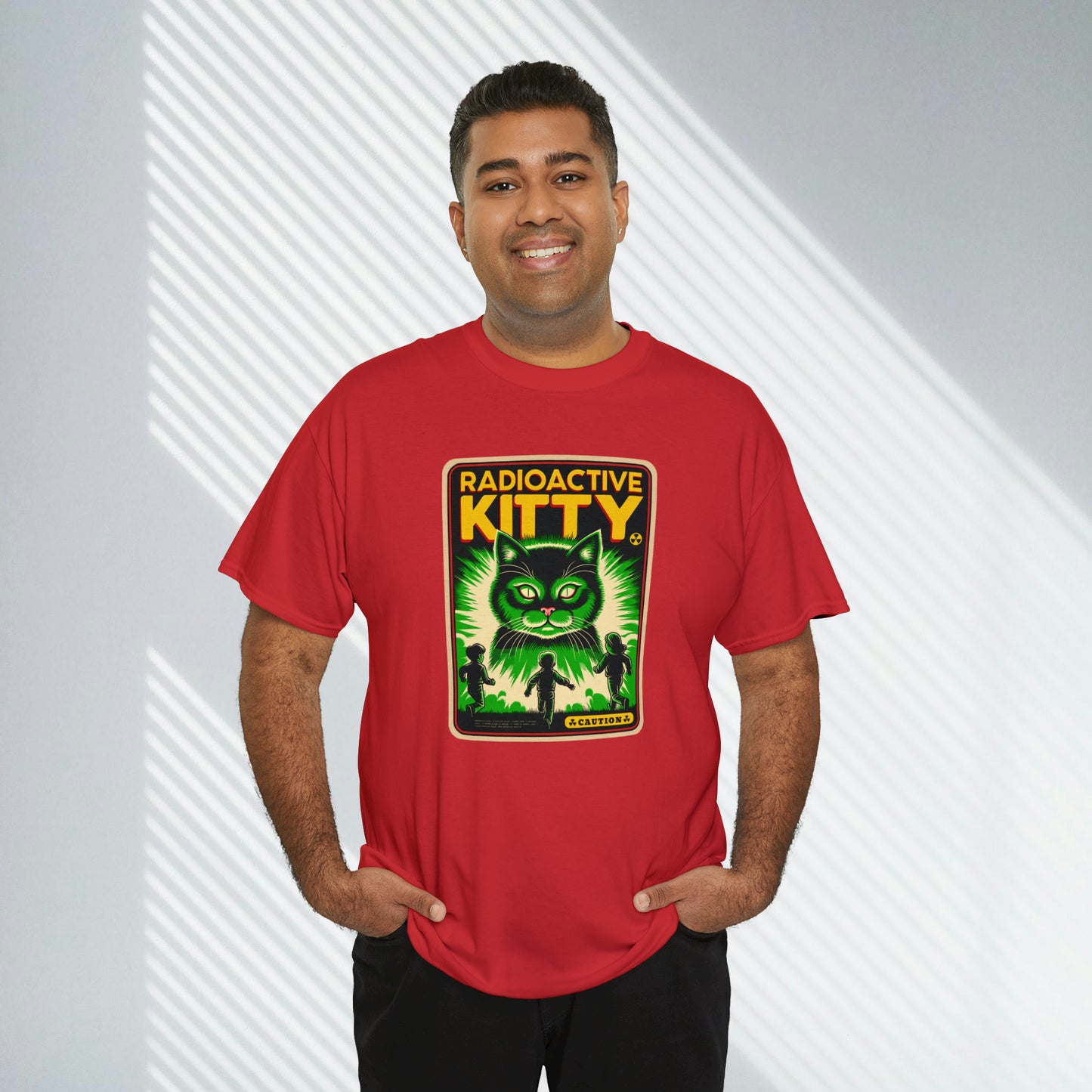 Radioactive Kitty, Unisex Heavy Cotton Tee