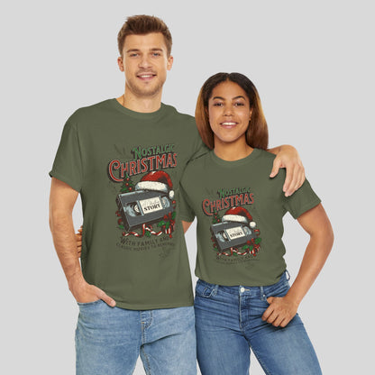 Nostalgic Christmas, Unisex Heavy Cotton Tee