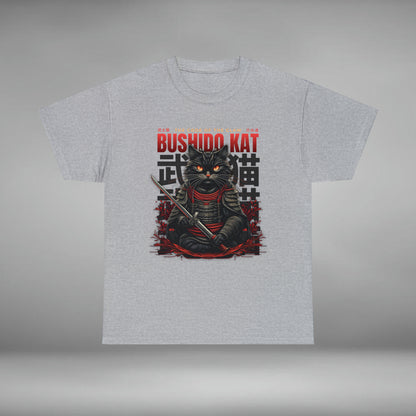 Bushido Cat, The Code Of The Claw, Unisex Heavy Cotton Tee