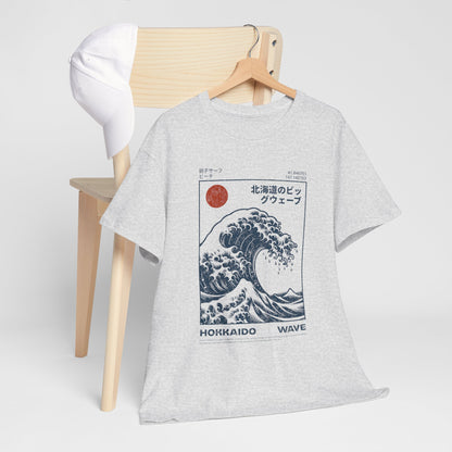 HOKKAIDO Wave, Unisex Heavy Cotton Tee