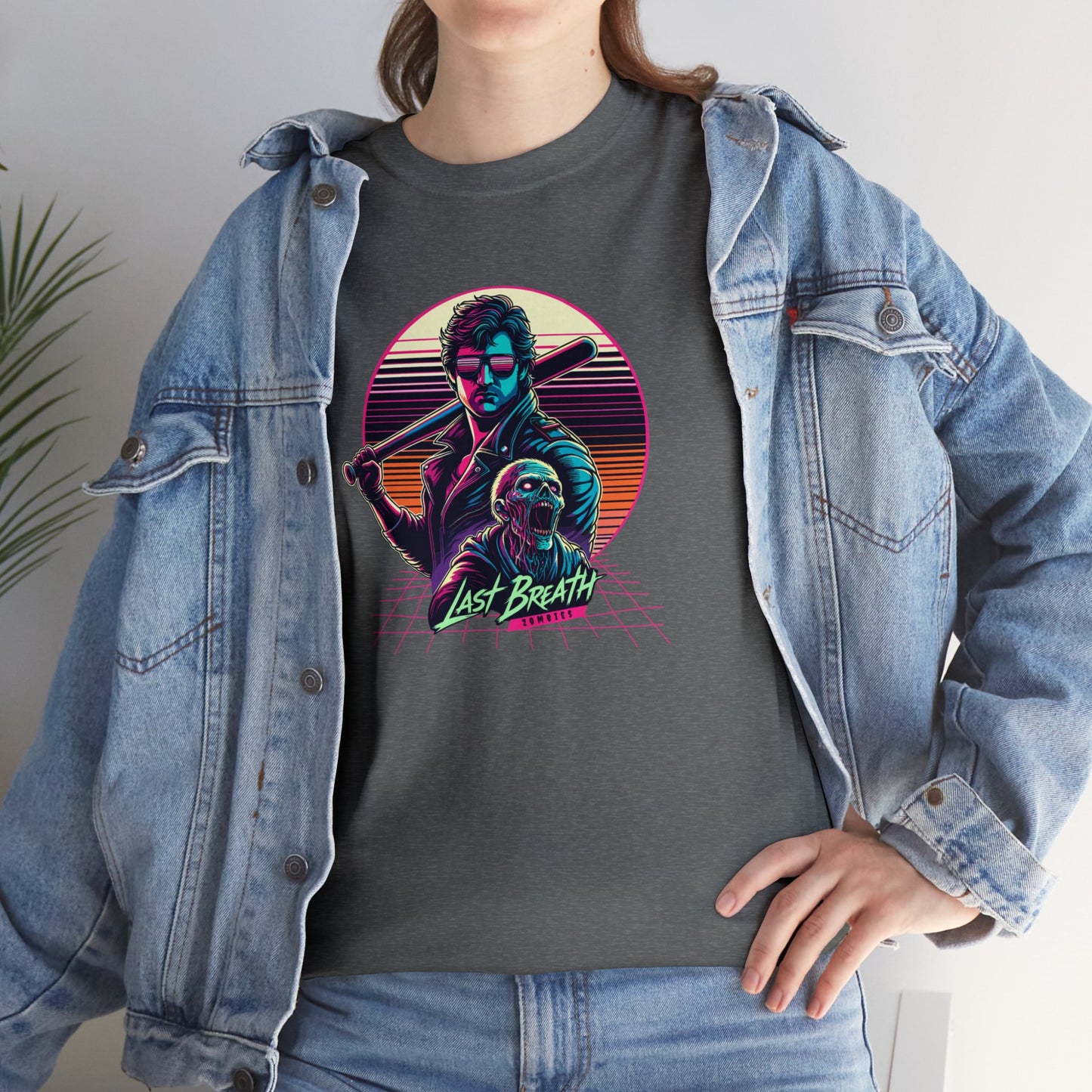 Last Breath, 80's Zombie, Unisex Heavy Cotton Tee