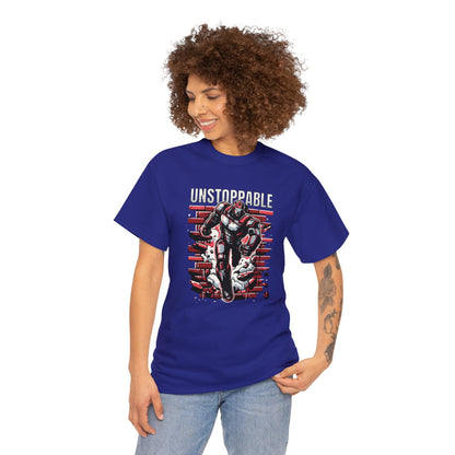 Unstoppable Robot, Unisex Heavy Cotton Tee