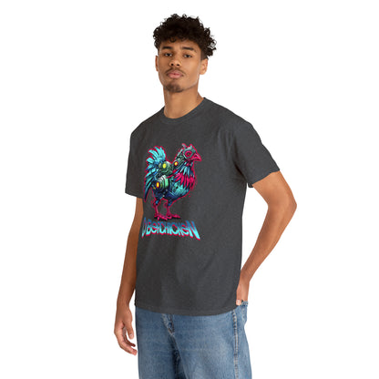 CyberChicken, Cyborg Chicken Unisex Heavy Cotton Tee