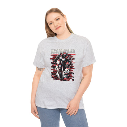 Unstoppable Robot, Unisex Heavy Cotton Tee