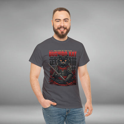 Bushido Cat, The Code Of The Claw, Unisex Heavy Cotton Tee