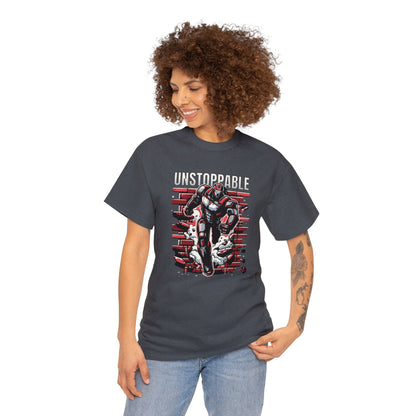 Unstoppable Robot, Unisex Heavy Cotton Tee