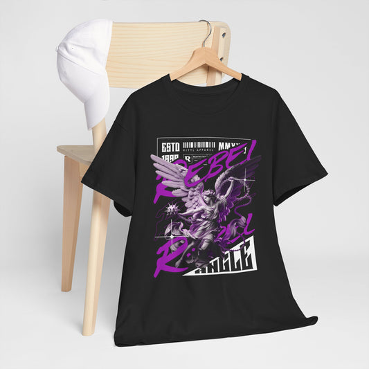 Rebel Angel, Unisex Heavy Cotton Tee-Shirt, Streetwear