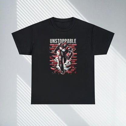 Unstoppable Robot, Unisex Heavy Cotton Tee