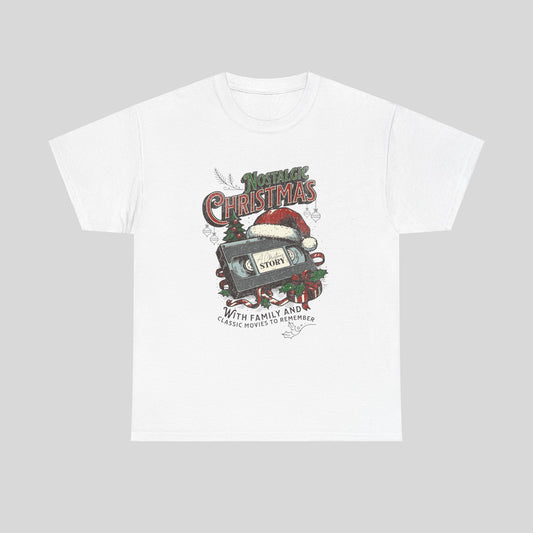 Nostalgic Christmas, Unisex Heavy Cotton Tee