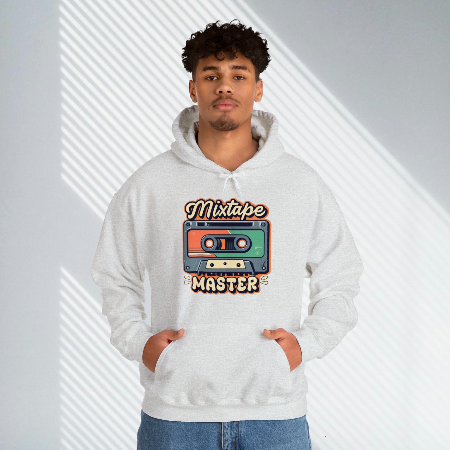 Mixtape Master, Cassette Tape, Unisex Heavy Blend™ Hooded Sweatshirt