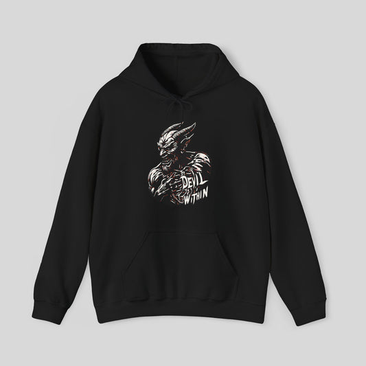 Devil Within, Unisex Heavy Blend™ Hooded Sweatshirt