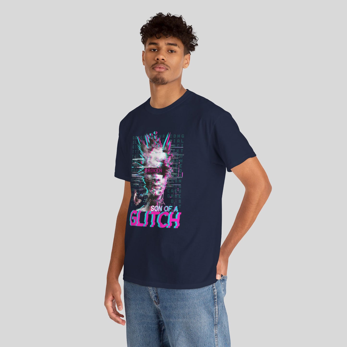 Son of a Glitch Unisex Heavy Cotton Tee