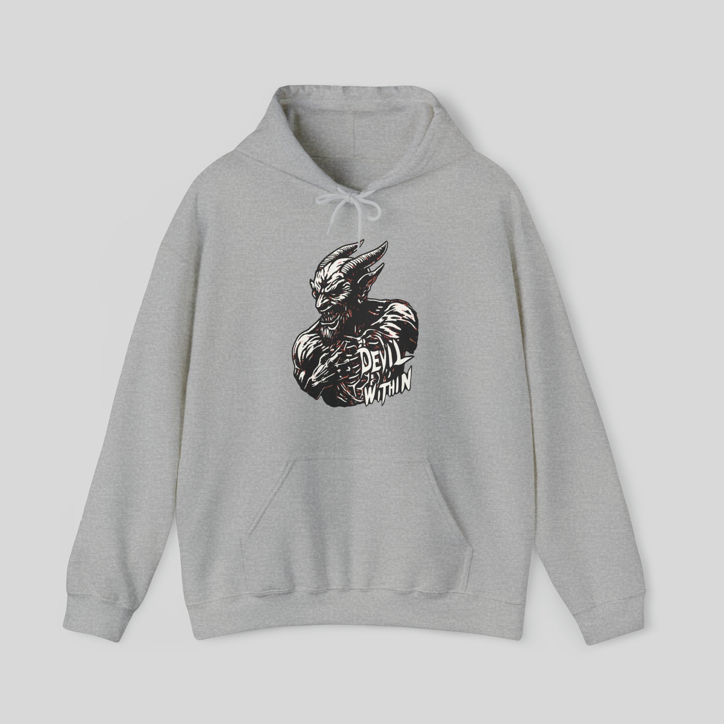 Devil Within, Unisex Heavy Blend™ Hooded Sweatshirt