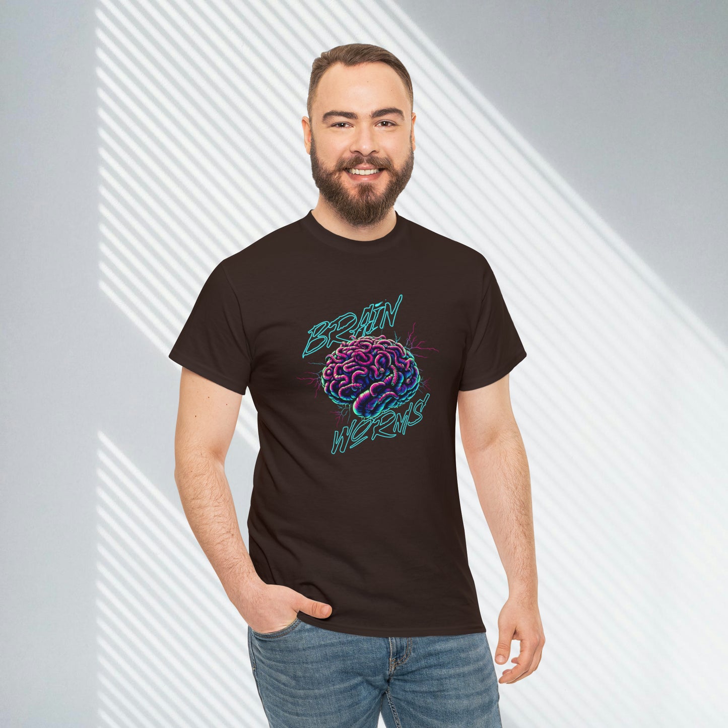 Brain Worms, Unisex Heavy Cotton Tee