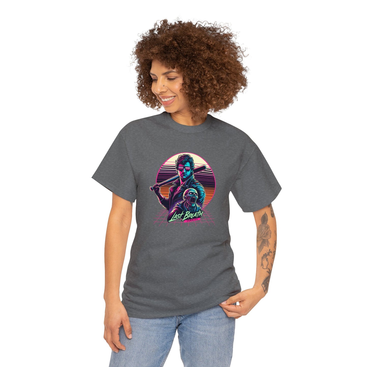 Last Breath, 80's Zombie, Unisex Heavy Cotton Tee