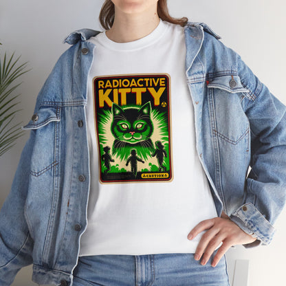 Radioactive Kitty, Unisex Heavy Cotton Tee