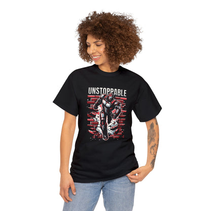 Unstoppable Robot, Unisex Heavy Cotton Tee