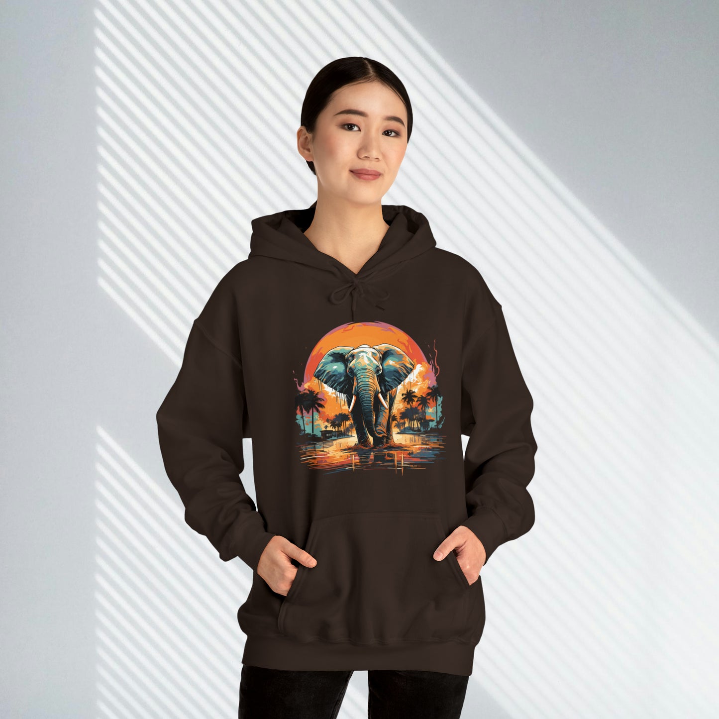 Elephant island, Unisex Heavy Blend™ Hooded Sweatshirt