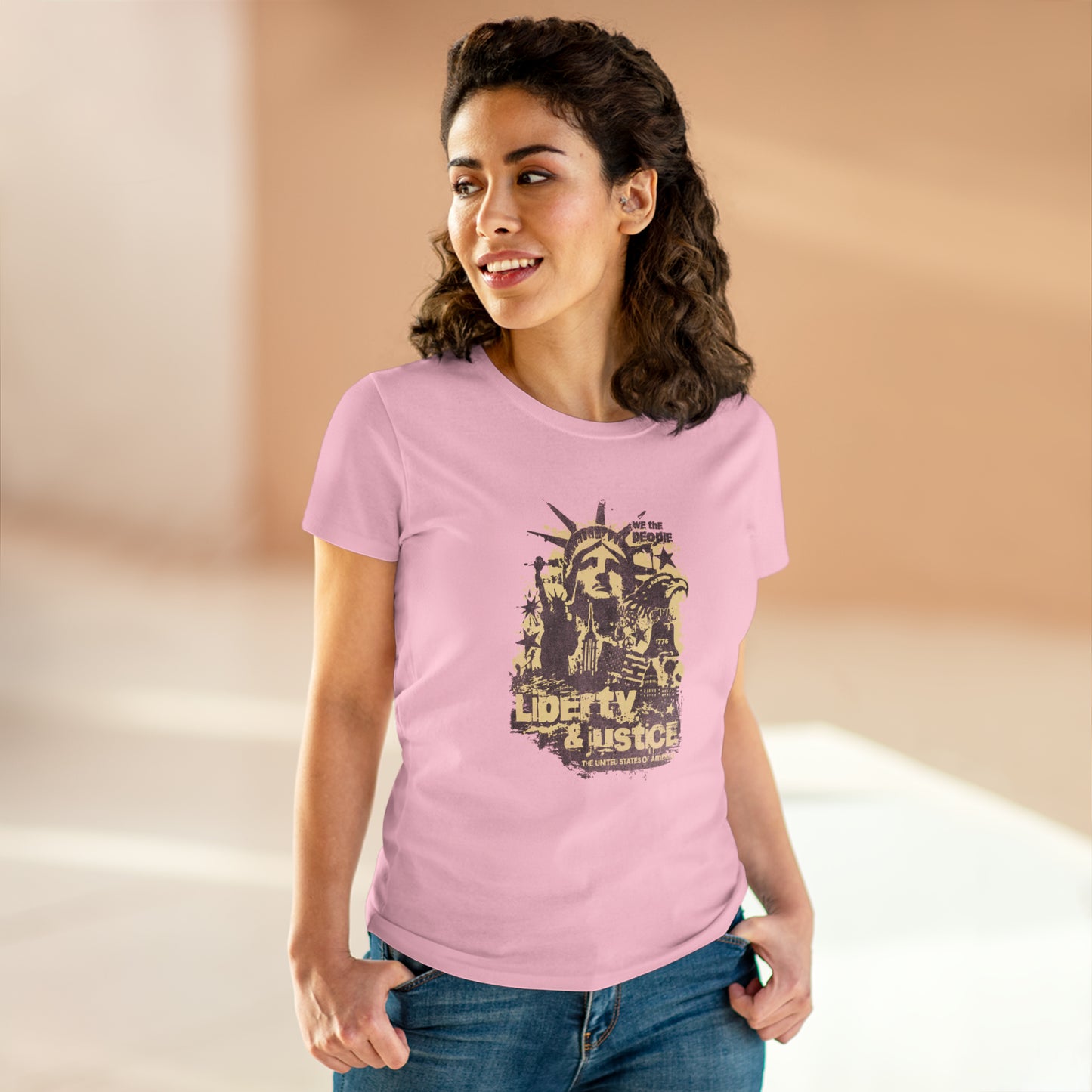 Liberty & Justice Women's Midweight Cotton Tee