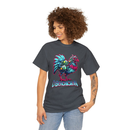 CyberChicken, Cyborg Chicken Unisex Heavy Cotton Tee