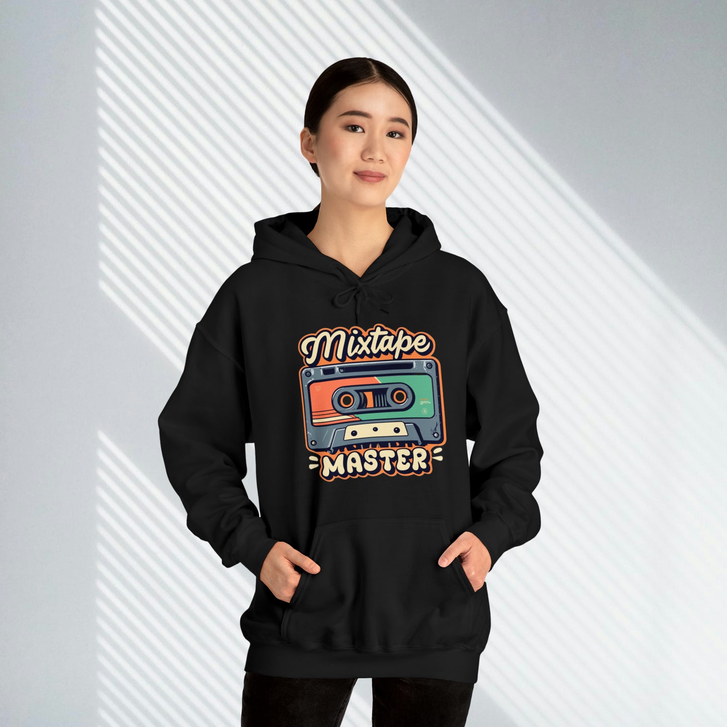 Mixtape Master, Cassette Tape, Unisex Heavy Blend™ Hooded Sweatshirt