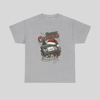 Nostalgic Christmas, Unisex Heavy Cotton Tee