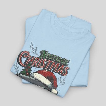 Nostalgic Christmas, Unisex Heavy Cotton Tee